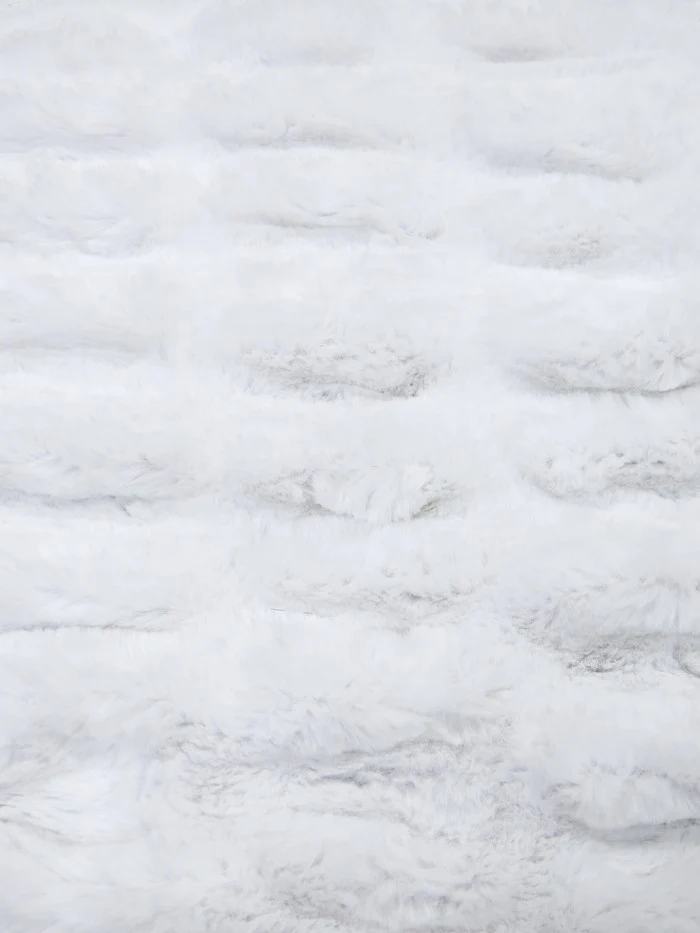 French Stretch Minky Fabric - White