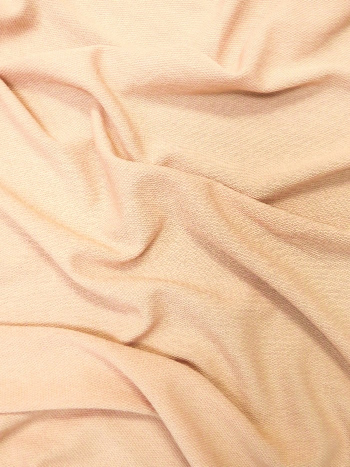 French Terry Polyester Rayon Spandex Fabric / Yellow / Sold By The Yard Closeout!!! - Image 2