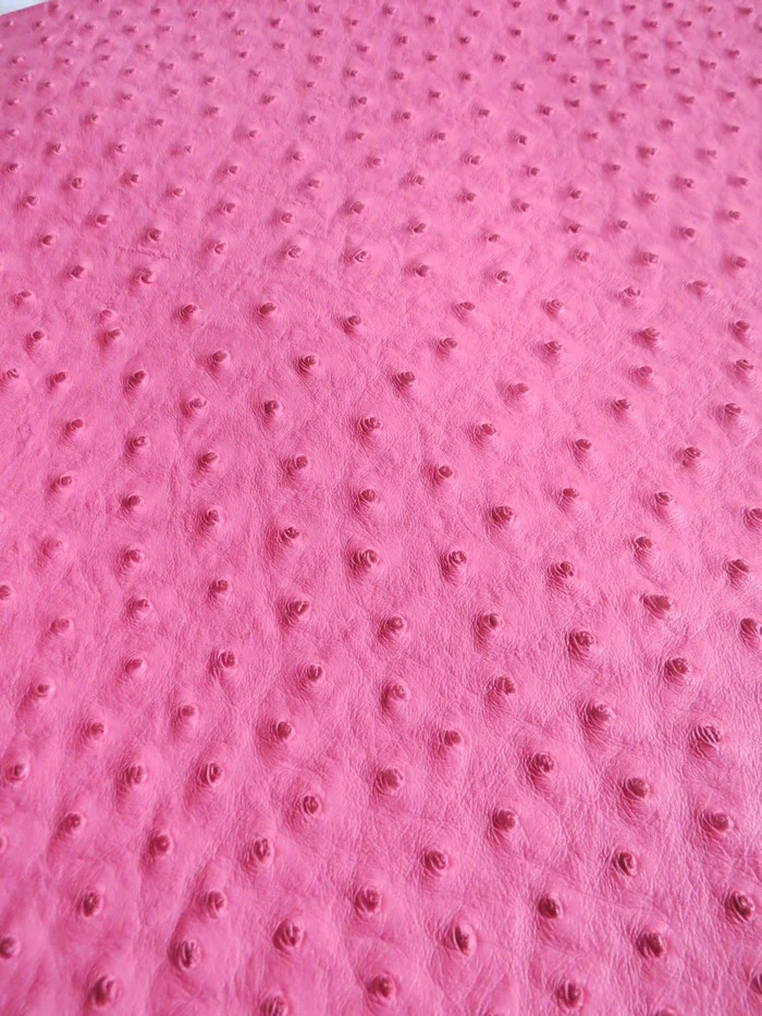 Fuchsia Classic Ostrich Upholstery Vinyl Fabric / By The Roll - 30 Yards - Image 2