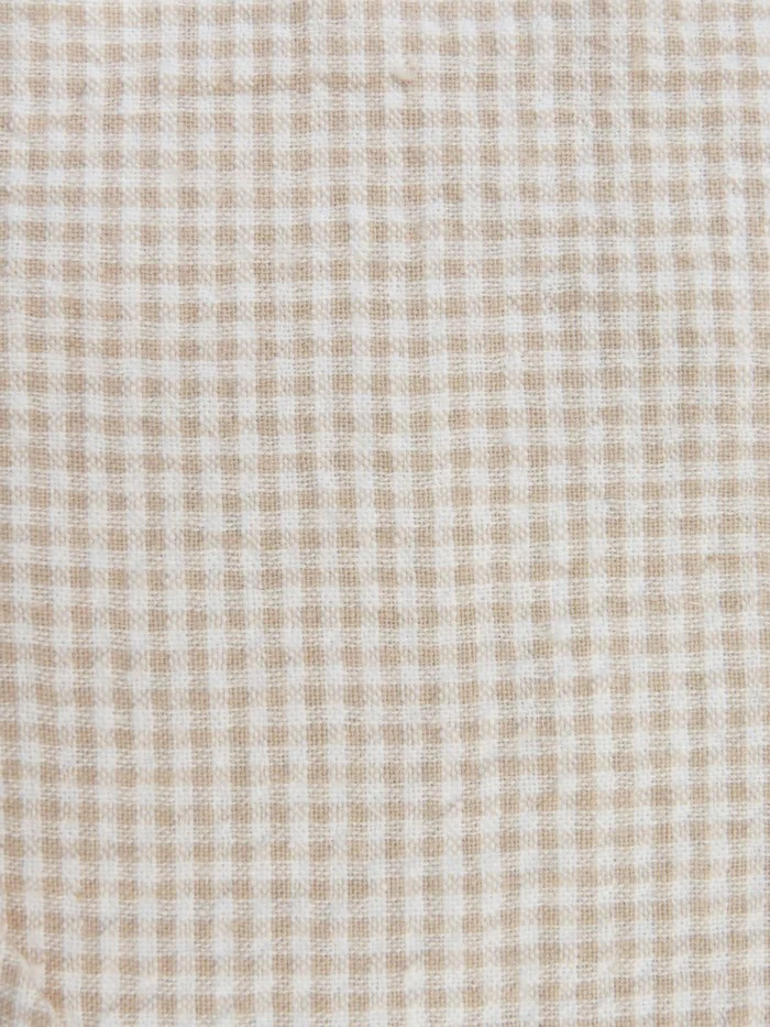 Gingham Seersucker Cotton Fabric