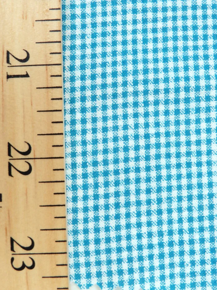 Gingham Seersucker Cotton Fabric - Image 5