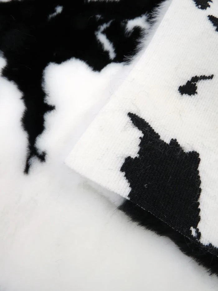 Half Shag Faux Fur Fabric (Cow)(Knit Backing) / Sold By The Yard - Image 15