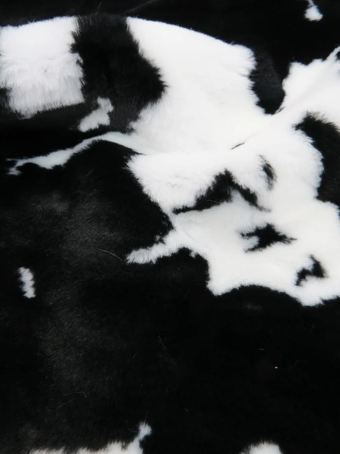 Half Shag Faux Fur Fabric (Cow)(Knit Backing) / Sold By The Yard - Image 8
