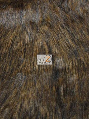 Honey Wolf Animal Short Pile Coat Costume Faux Fur Fabric / Sold By The Yard - Image 3