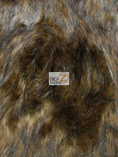 Honey Wolf Animal Short Pile Coat Costume Faux Fur Fabric / Sold By The Yard - Image 4