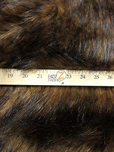 Honey Wolf Animal Short Pile Coat Costume Faux Fur Fabric / Sold By The Yard - Image 5