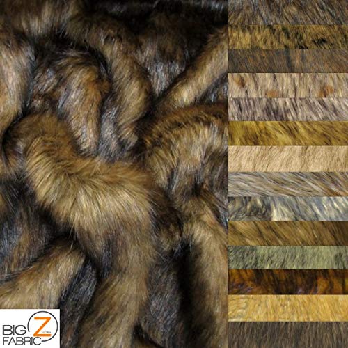 Honey Wolf Animal Short Pile Coat Costume Faux Fur Fabric / Sold By The Yard - Image 7
