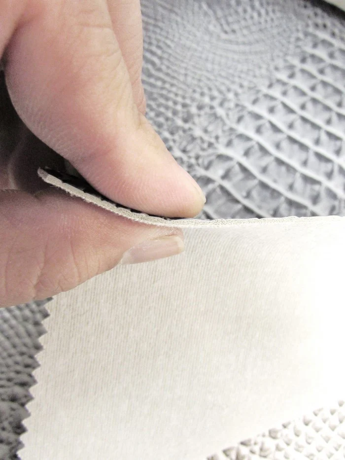 Tide Blue Hydra Gator 3D Embossed Vinyl Fabric / Sold By The Yard - Image 5