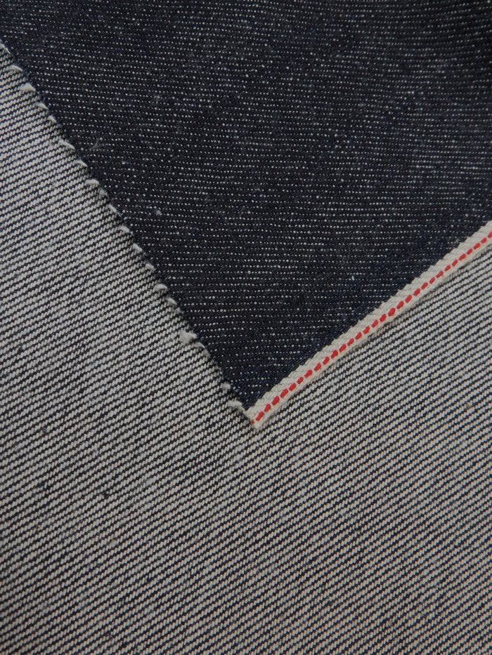 INDIGO USA SELVEDGE DENIM - RED/WHITE TICKER 13OZ - Image 3