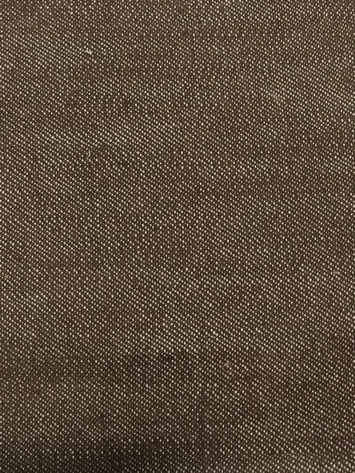Japanese Yarn-Dyed Denim Fabric / Pale Brown (Broken-Weave Denim)