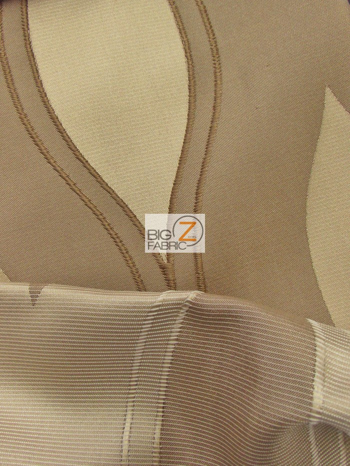 Jazmine Oval Mask Drapery Fabric / Platinum / Sold By The Yard - Image 3