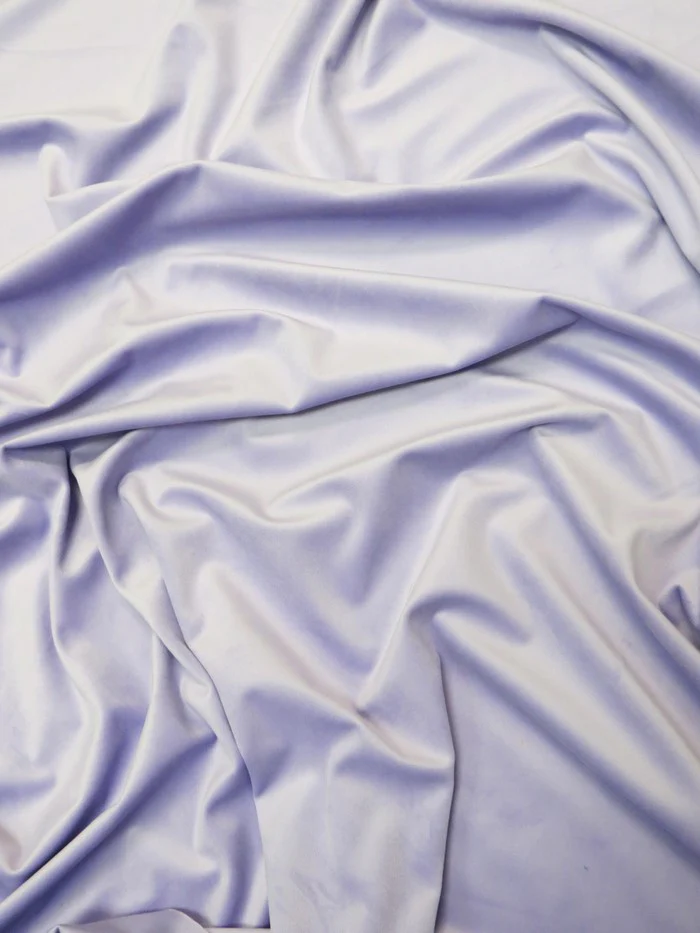 Matte Butter Velvet Drapery Upholstery Fabric / Lilac / Sold By The Yard - Image 2