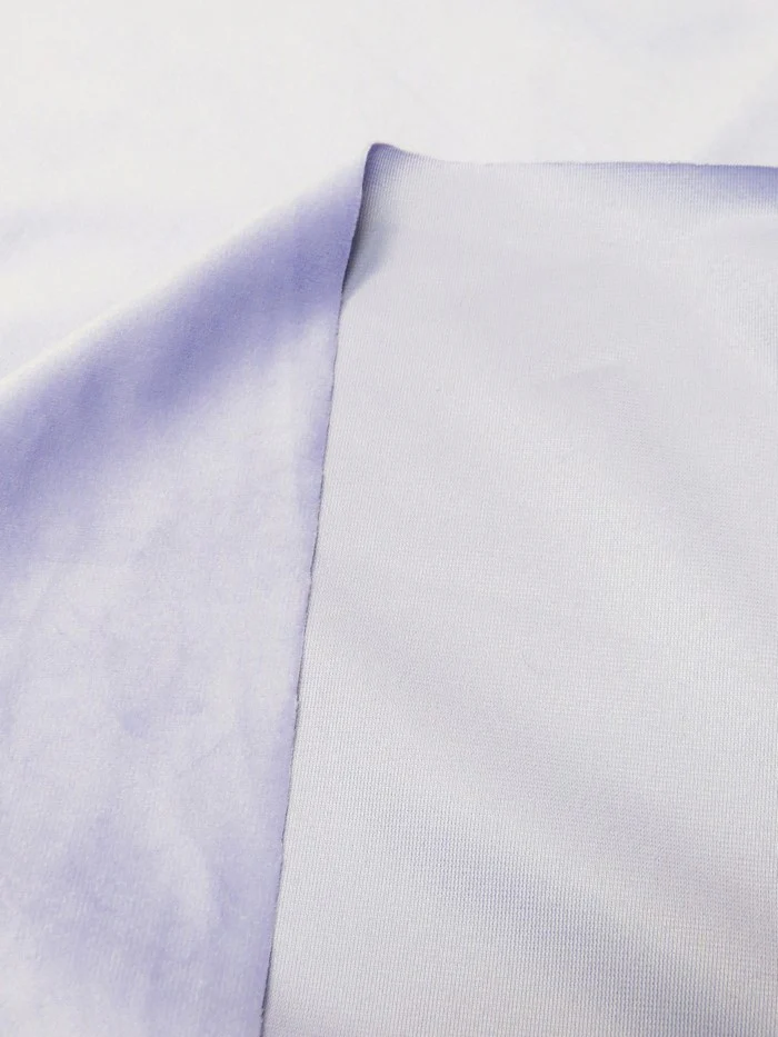 Matte Butter Velvet Drapery Upholstery Fabric / Smoke / Sold By The Yard - Image 3