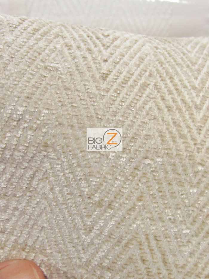 Mini Chevron Upholstery Fabric / Bordeaux / Sold By The Yard - Image 3