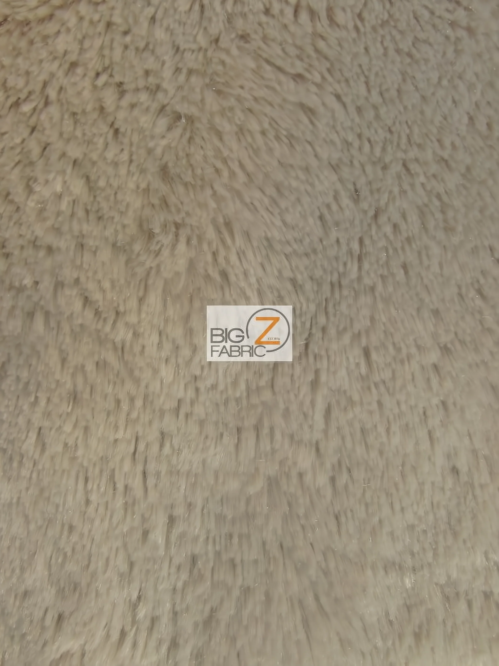 Grey Minky Shaggy Baby Soft Fabric / Sold By The Yard