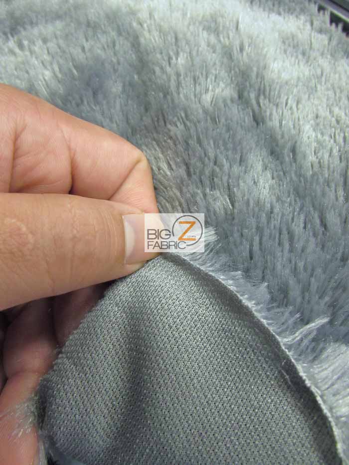 Brown Minky Shaggy Baby Soft Fabric / Sold By The Yard - Image 4