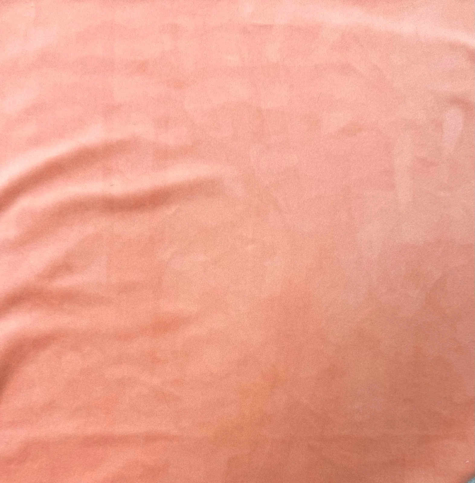 Papaya Stretch Mochi Plush Minky / Soft Solid Fabric by the Yard - Image 2