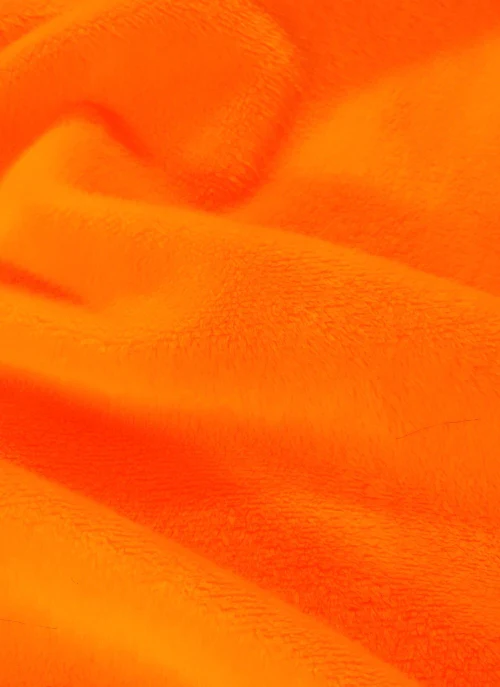 Neon Orange Minky Solid Baby Soft Fabric / 15 Yard Bolt / Free Shipping - Image 3