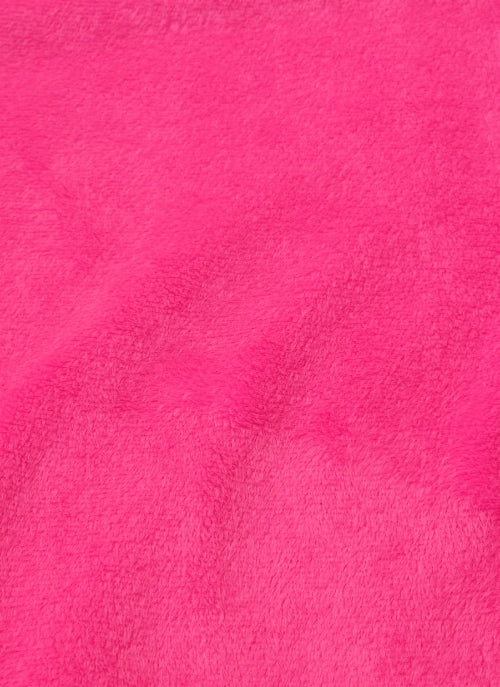 Neon Pink Minky Solid Baby Soft Fabric / 15 Yard Bolt / Free Shipping - Image 3