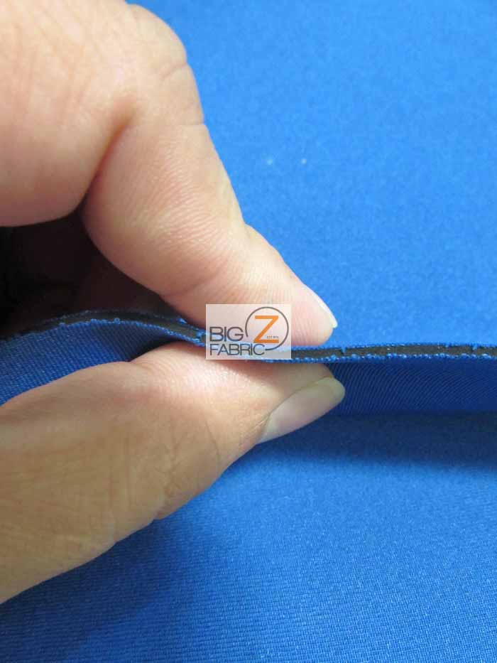 Neoprene Bonded Sponge Waterproof Wetsuit Fabric / 3mm Royal Blue / Sold By The Yard - Image 2