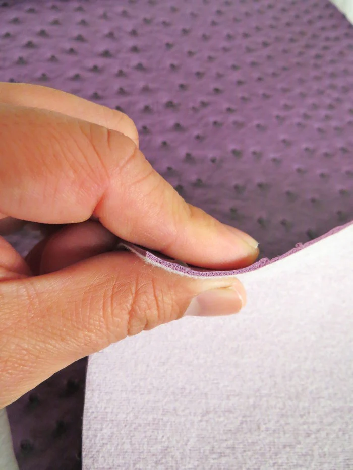 Passion Purple Classic Ostrich Upholstery Vinyl Fabric / By The Roll - 30 Yards - Image 3