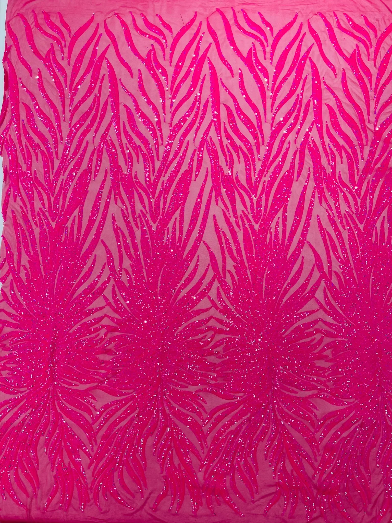 Phoenix Feather Sequin Stretch Mesh Fabric / Sold by the Yard - Image 20