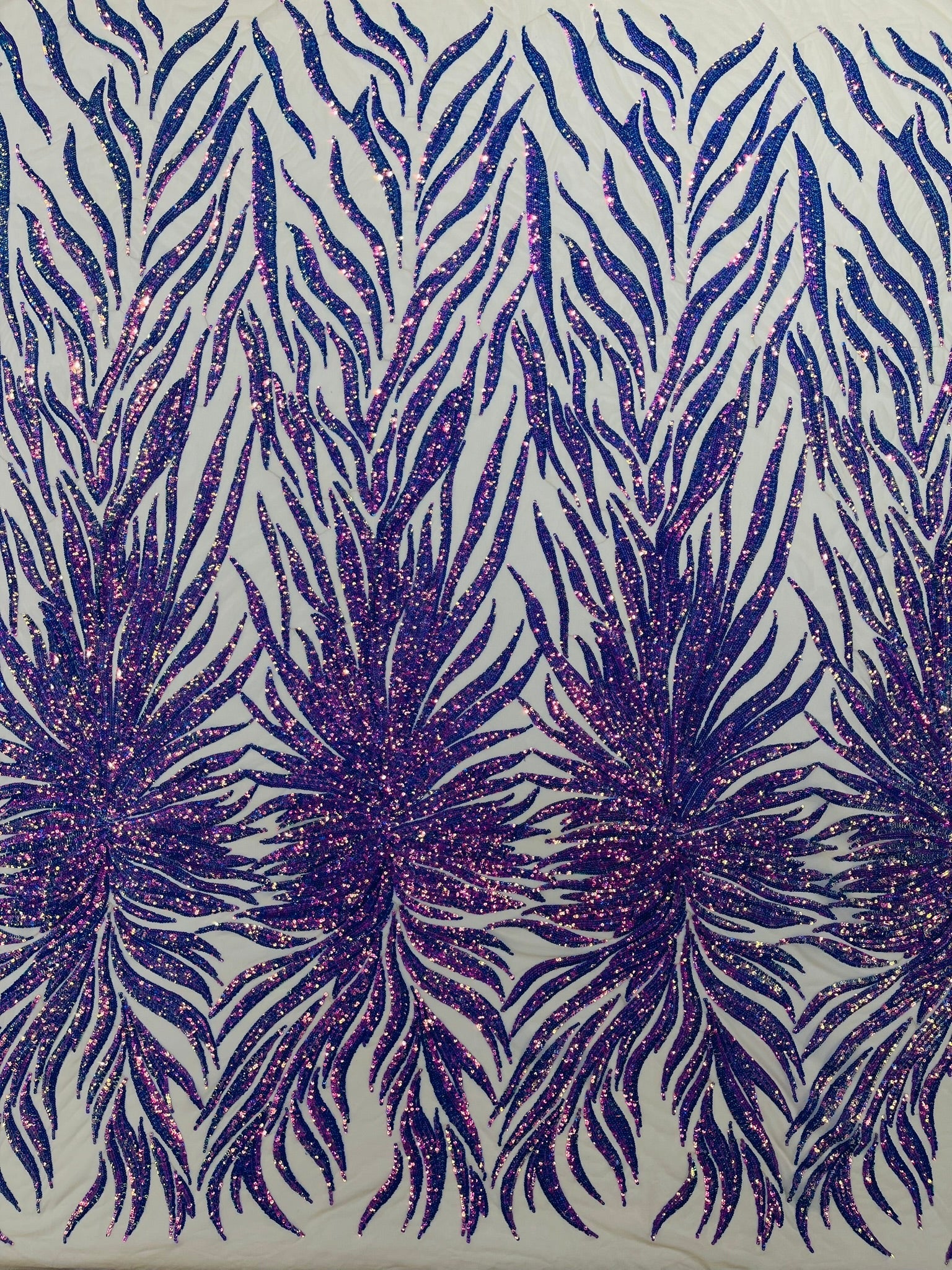 Phoenix Feather Sequin Stretch Mesh Fabric / Sold by the Yard - Image 22