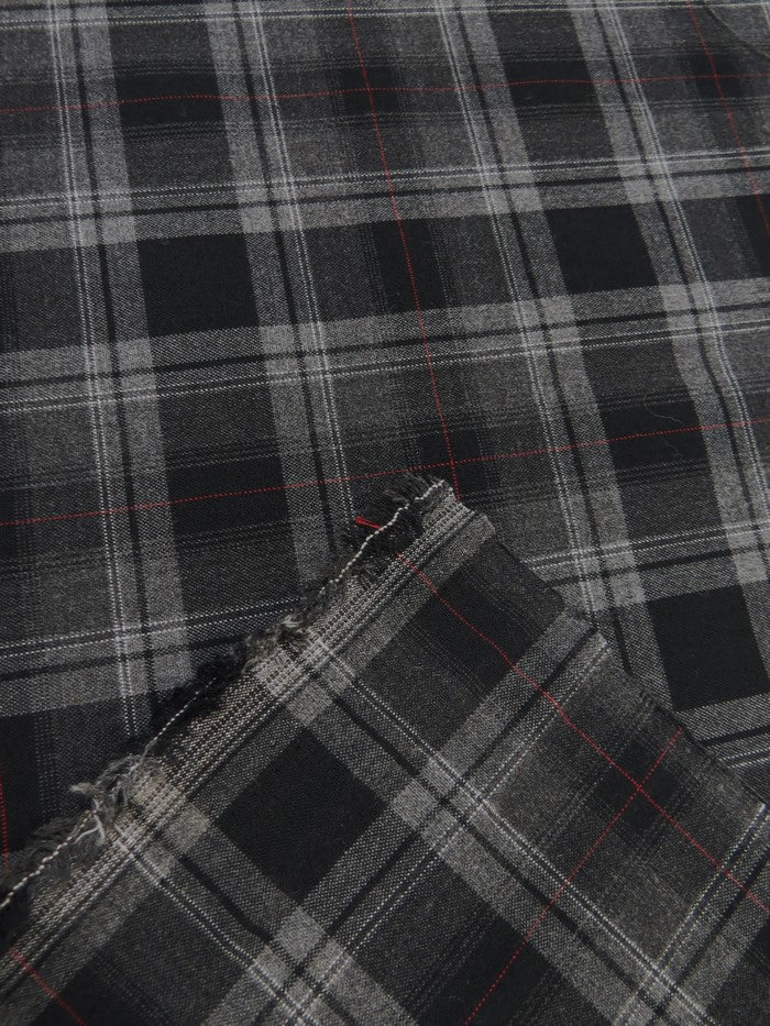 Plaid Stretch Shirting Fabric - Image 5