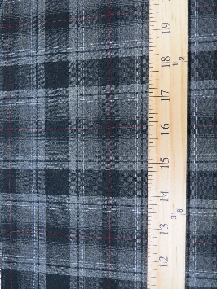 Plaid Stretch Shirting Fabric - Image 7