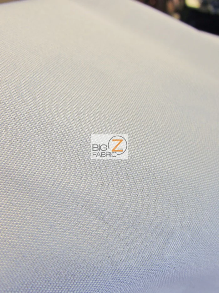 Poly Cotton Fabric Solid Heavyweight Uniform / Silver / Sold By The Yard - Image 4