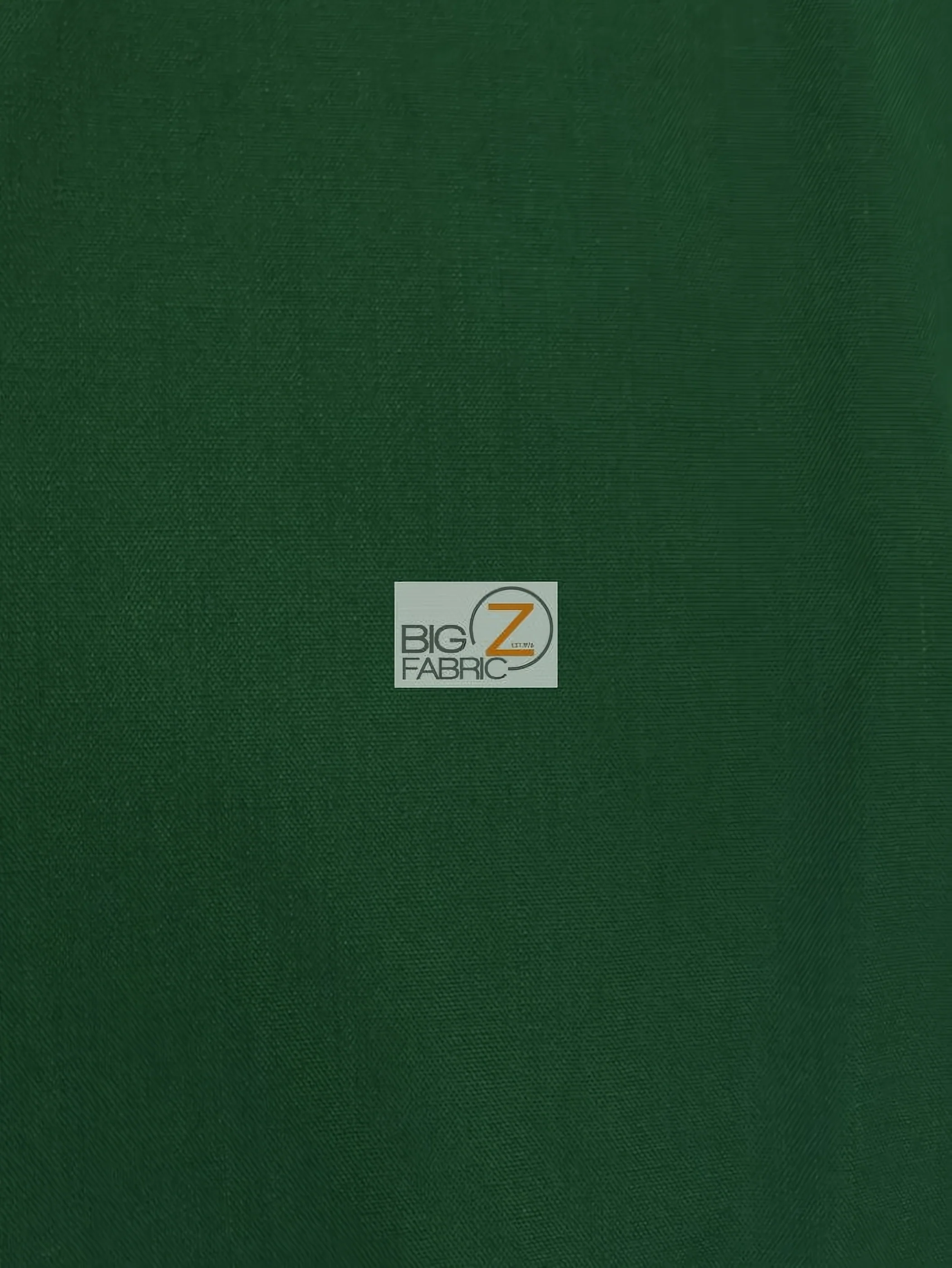 Poly Cotton Solid Fabric / Hunter Green / 30 Yard Bolt