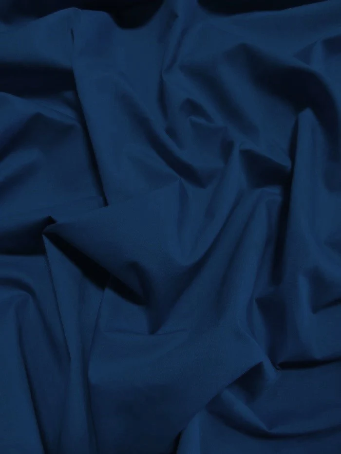 Poly Cotton Solid Fabric / Navy Blue / 100 Yard Bolt