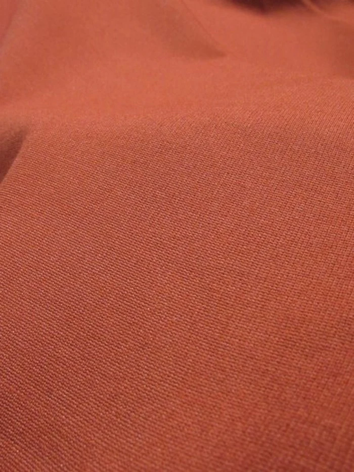 Ponte De Roma Jersey Knit Spandex Fabric / Marsala / Sold By The Yard - Image 3