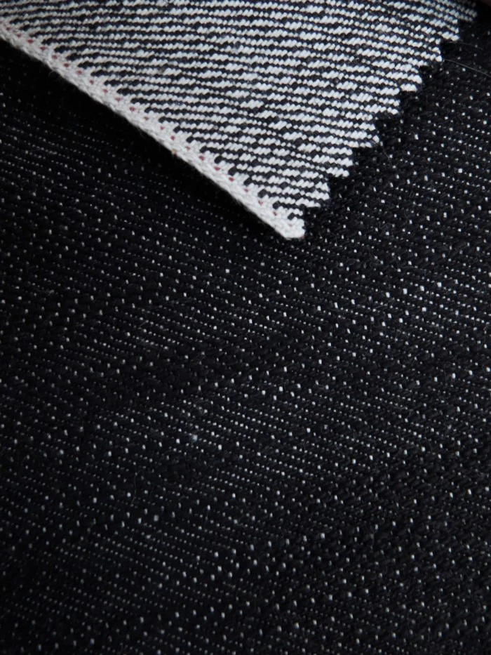 Premium Selvedge Denim Fabric – Heavyweight Dark Indigo/White/ By the Yard - Image 3