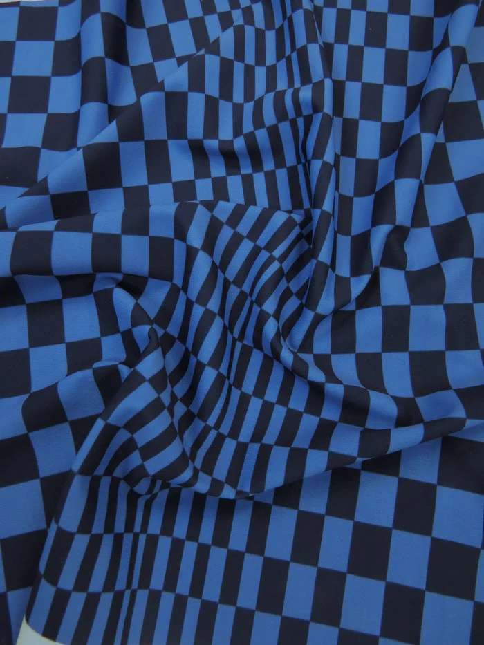 PRINTED SPANDEX FABRIC- ABSTRACT ILLUSION - Image 2