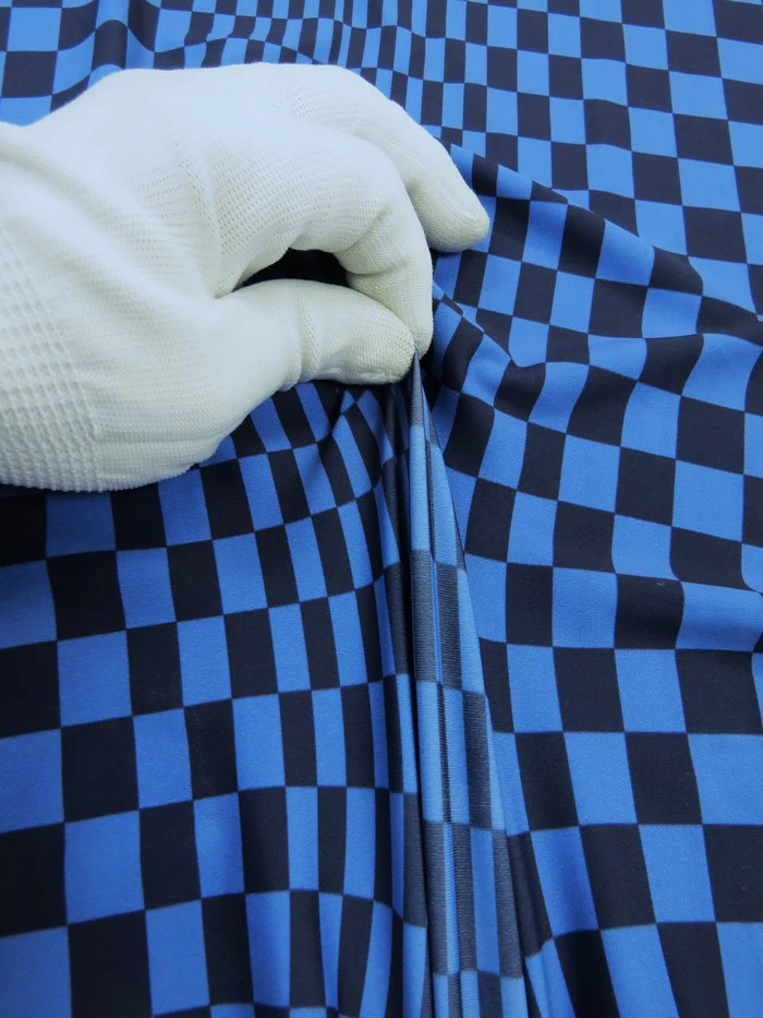 PRINTED SPANDEX FABRIC- ABSTRACT ILLUSION - Image 4