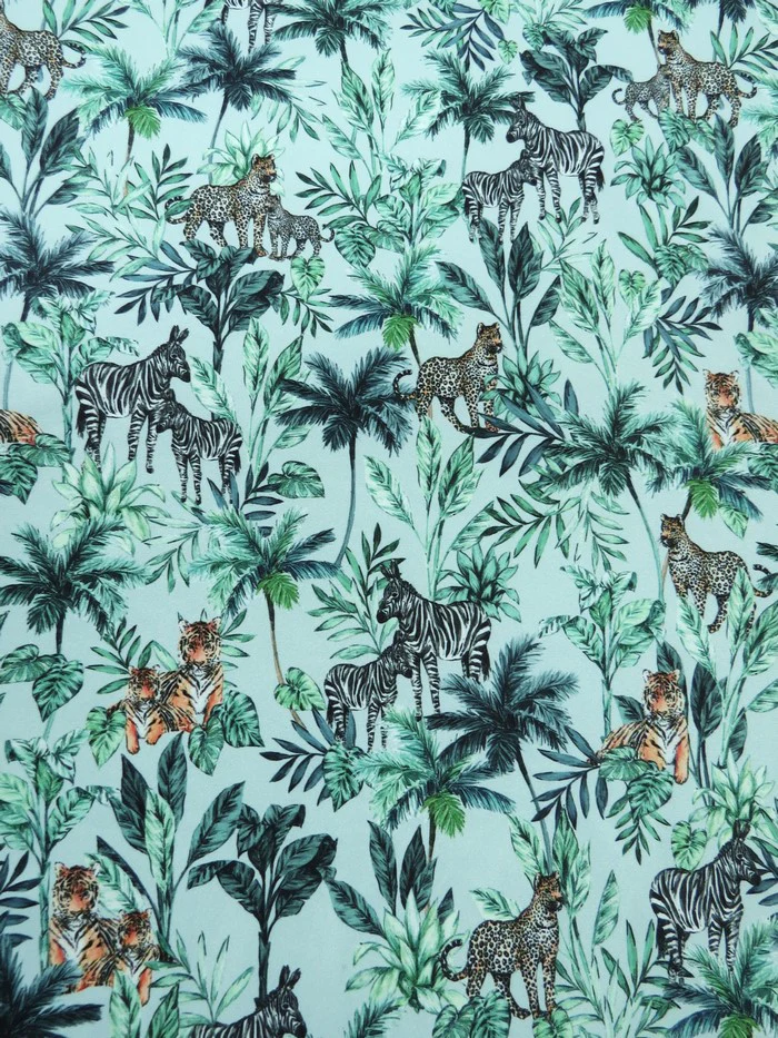 Printed Spandex Fabric – Animal Kingdom - Image 4