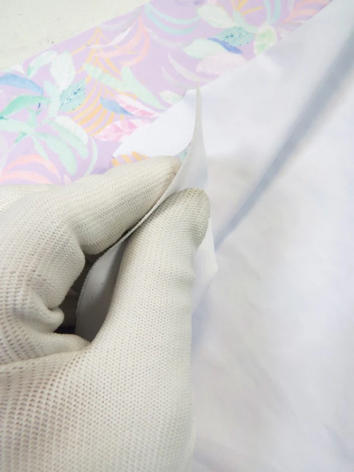 Printed Spandex Fabric – Spring Lavender - Image 3
