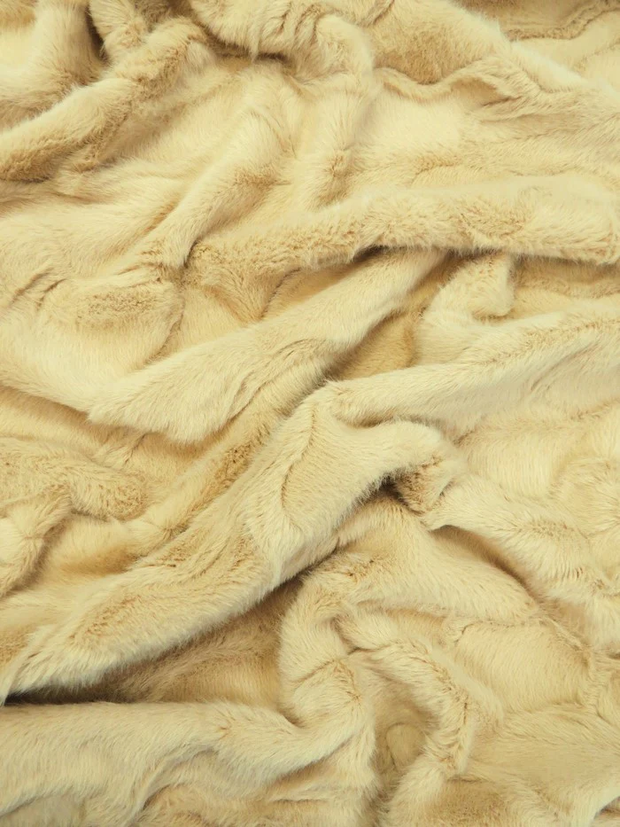 Bunny Rabbit Ultra Soft Snuggle Minky / Camel - Image 2