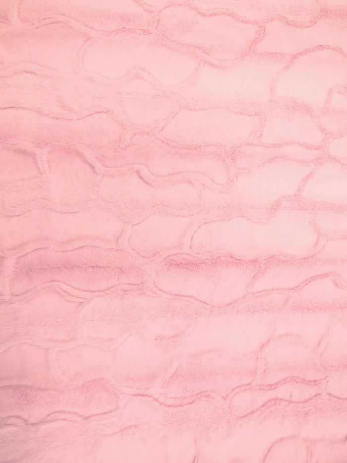 Bunny Rabbit Ultra Soft Snuggle Minky / Light Pink - Image 2
