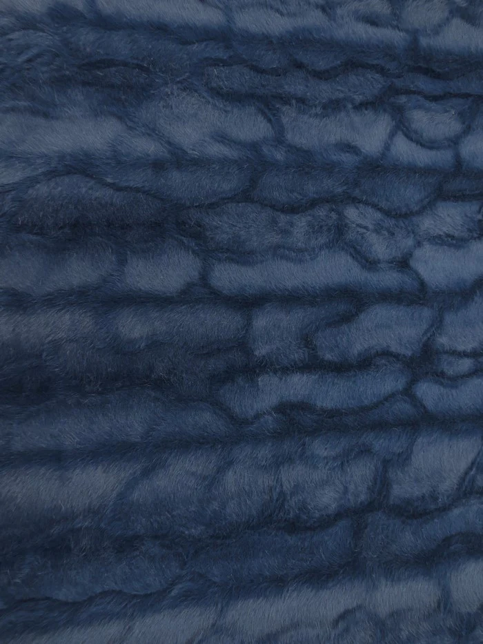 Bunny Rabbit Ultra Soft Snuggle Minky / Navy - Image 2