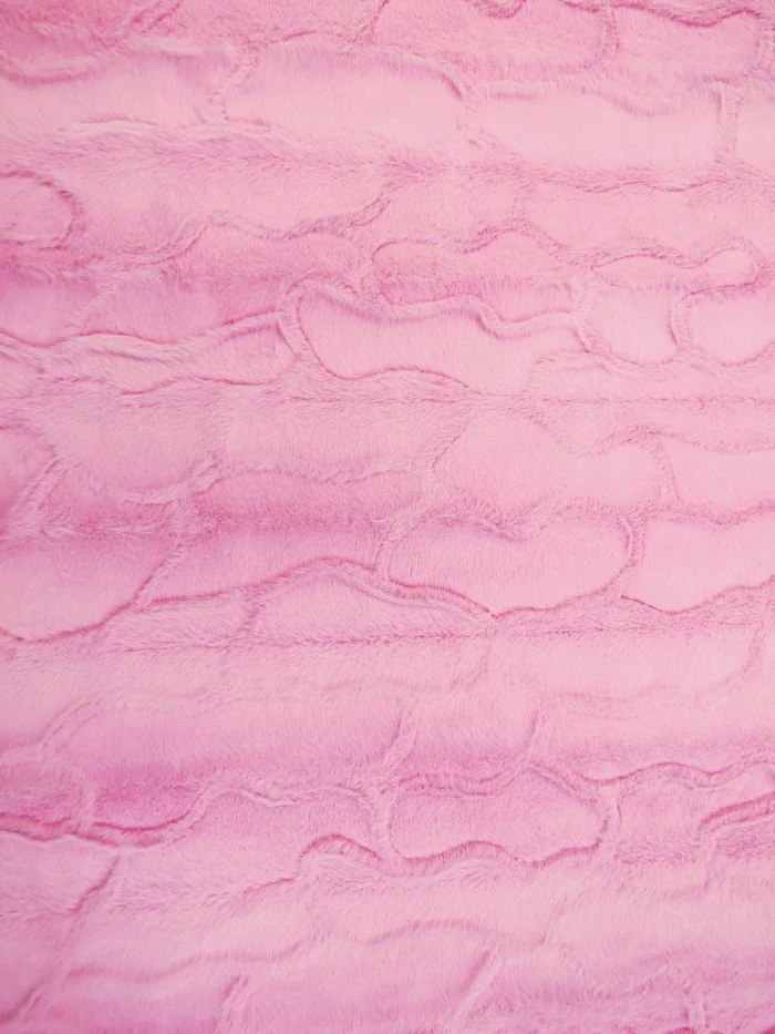 Bunny Rabbit Ultra Soft Snuggle Minky / Pink - Image 2