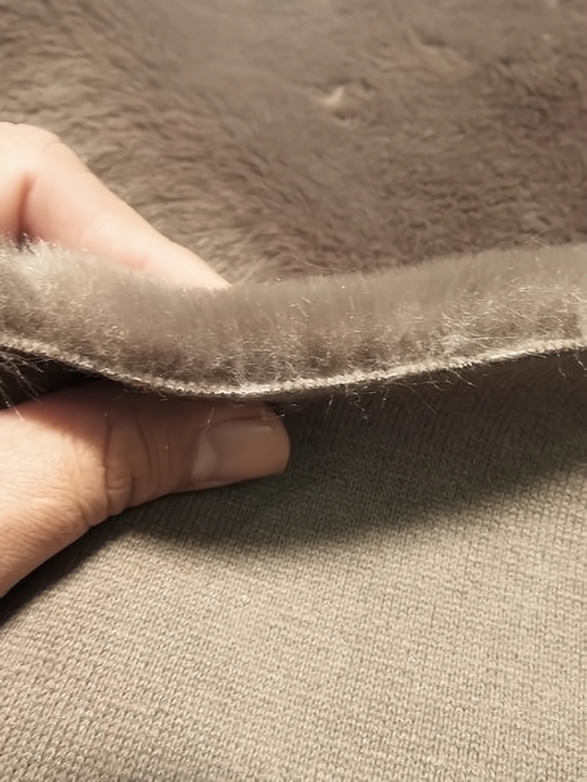 Rust Half Shag Faux Fur Fabric (Beaver)(Knit Backing) / Sold By The Yard (Secon Quality Goods) - Image 5