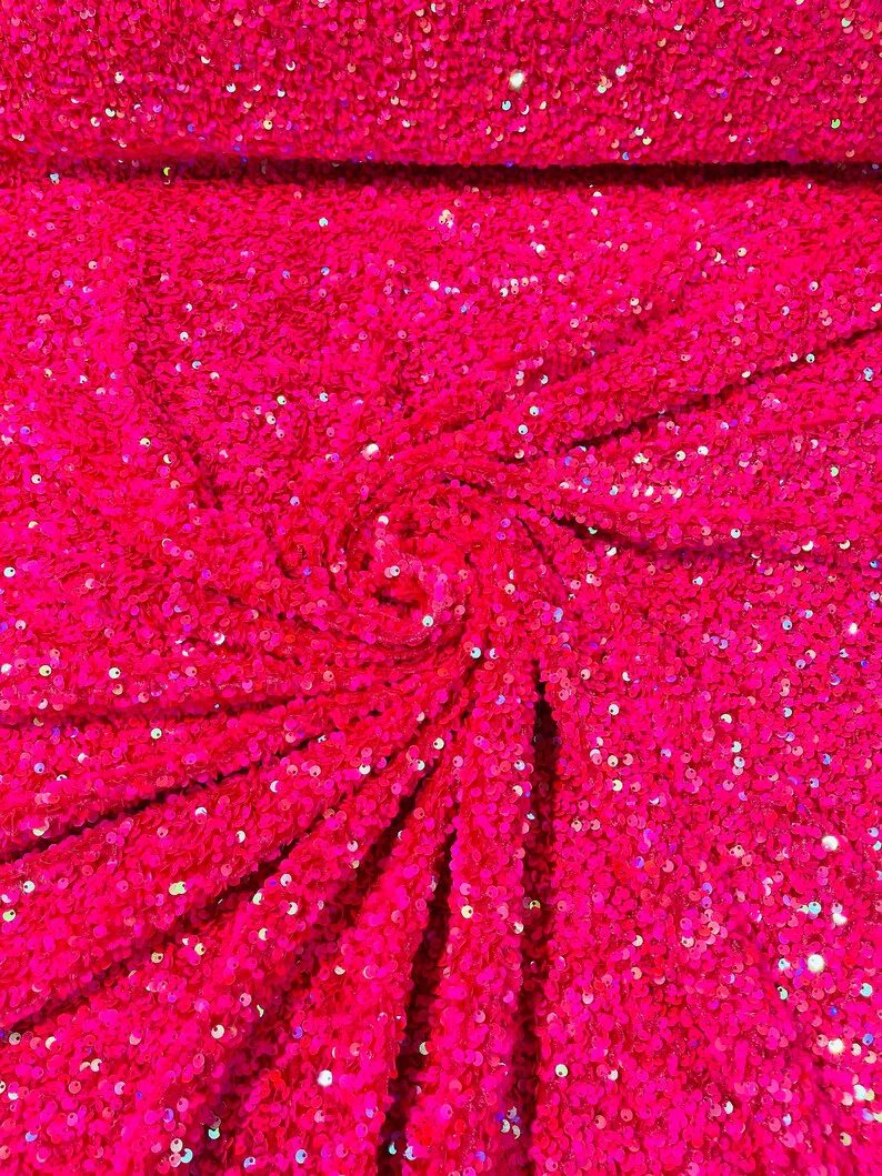 SEQUIN VELVET FABRIC (By The Yard) - Image 55