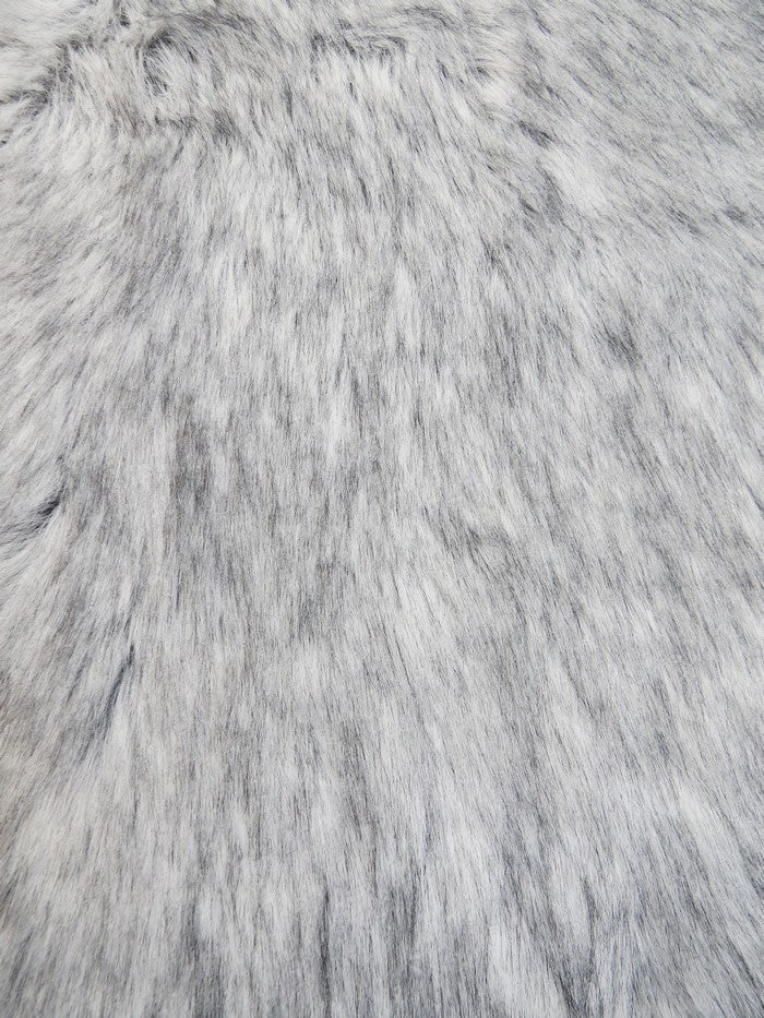 Silver Neo Wolf Anti-Shed Animal Faux Fur / Sold by the Yard - Image 2