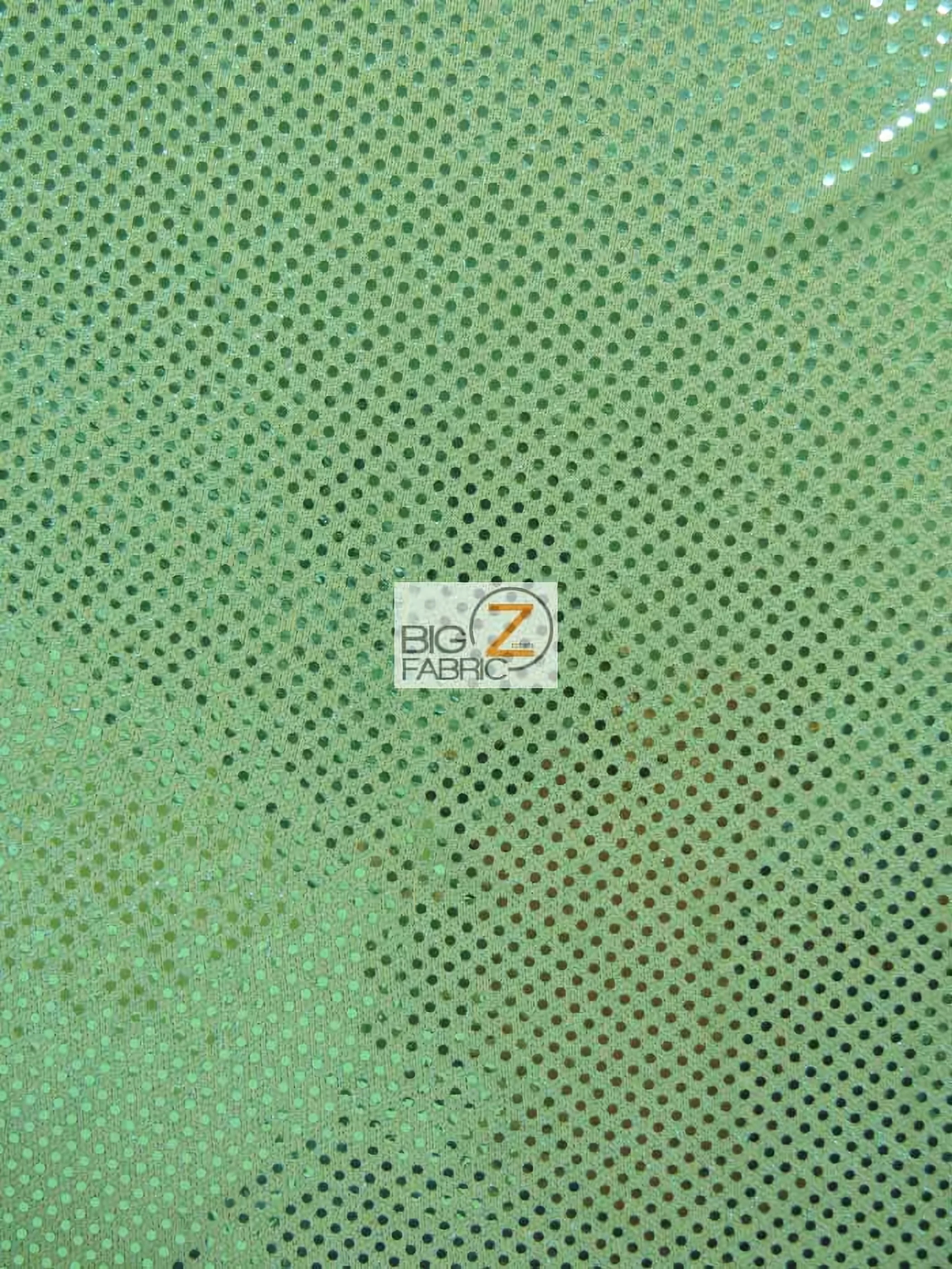 Small Confetti Dot Sequin Fabric / Aqua / Sold By The Yard