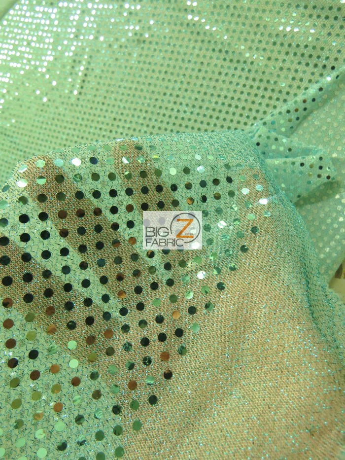 Small Dot Confetti Sequin Fabric / Light Blue / Sold By The Yard - Image 3