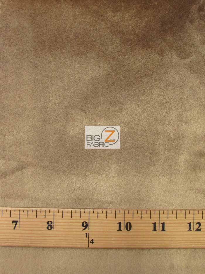 Solid Butter Velvet Drapery Upholstery Fabric / Pewter / Sold By The Yard - Image 2