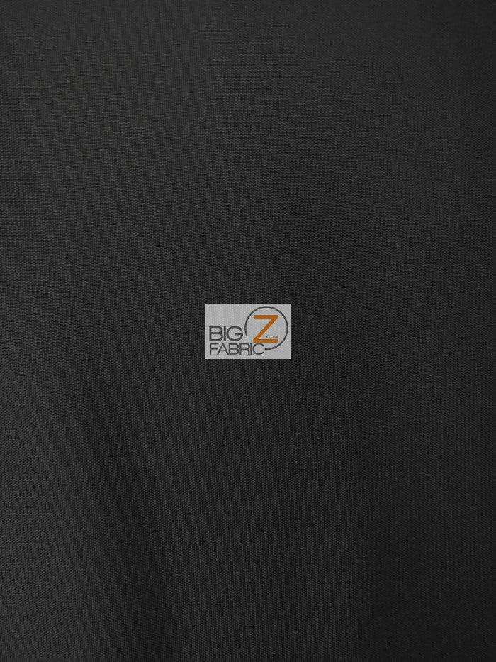 Solid Canvas Outdoor Anti-UV Waterproof Fabric / Black / 60 Yard Roll