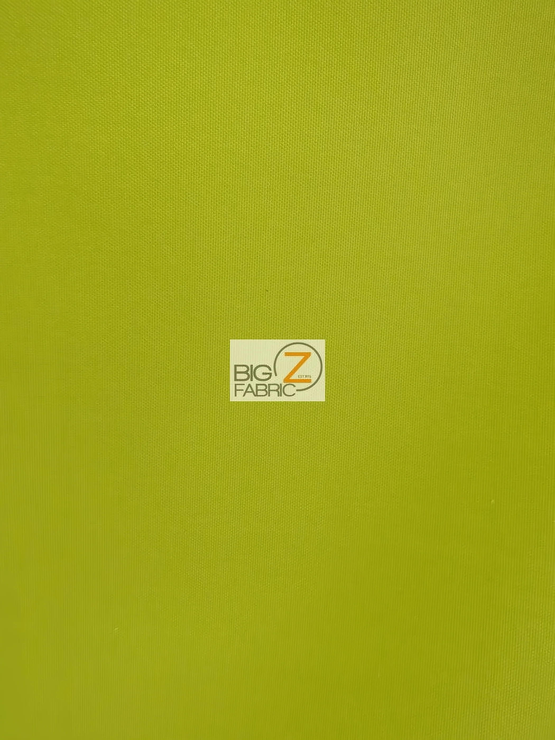 Solid Canvas Outdoor Anti-UV Waterproof Fabric / Lime / 20 Yard Roll